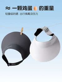 Kids' UPF 50+ UV Protection Sun Visor Hat for Summer, Adjustable Wide Brim