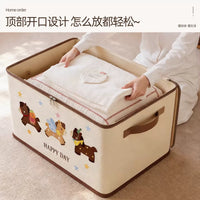Foldable Large Capacity Clothes Storage Box for Quilts and Clothing