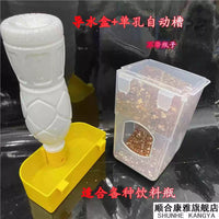 Anti-Scatter Poultry Feeder for Chickens, Pigeons, and Birds - Large Rectangular Food Trough