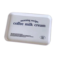 INS Style Melamine Serving Tray with Blue English Lettering for Coffee Bread Breakfast Dessert Fruit