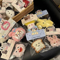 Mini Plush Doll Keychain Party Favors for Weddings & Birthdays, Student Rewards