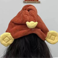 Cartoon Absorbent Quick Dry Hair Towel Cap for Adults