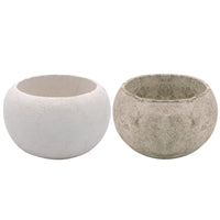 Oval Pulp Planter Pots - Biodegradable Vintage Style for Succulents & Plants