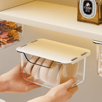 Wall-Mounted Storage Box for Bathroom & Dorm, Punch-Free Organizer for Cosmetics & Toiletries