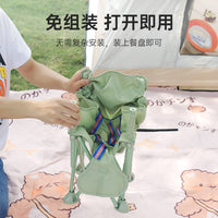 MUKASO Portable Folding Baby High Chair with Tray for Home and Outdoor Use