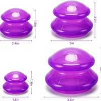 Silicone Cupping Set for Home Use - Transparent Negative Pressure Cupping Therapy Kit