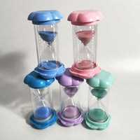 Sand Timer Hourglass for Kids and Adults, 5/10/15/30 Minute Decorative Desk Ornament, Anti-Fall Plastic Stress Relief Sand Clock