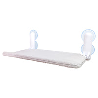 Cat Hammock Window Perch, Suction Cup Mounted Cat Bed for Sunbathing, Easy Installation for Balcony or Indoor Use