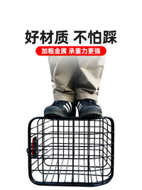 ROGTYO Bicycle Rear Basket with Rack for Mountain Bikes