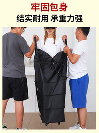 Extra Large Capacity Travel Duffel Bag with Wheels, Expandable Luggage for Outdoor Trips, Business, and Maternity