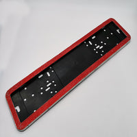 Rhinestone European License Plate Frame Bling Crystal Stainless Steel Acrylic Car Tag Holder
