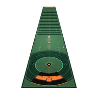 Indoor Golf Putting Practice Mat with Ball Return for Home and Office