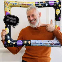 Retirement Party Inflatable Photo Booth Frame and Props Set