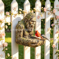 Bigfoot Tree Bird Feeder Outdoor Garden Decoration