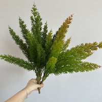 Artificial Foxtail Asparagus Fern Bush for Micro Landscape Decor