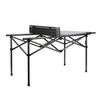 Portable Outdoor Folding Camping Table and Chair Set, Ultralight Roll-Up Picnic Table for Outdoor Gear