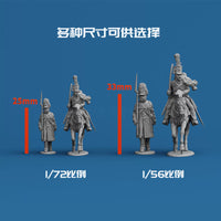 Napoleonic Wars Austrian Empire Infantry Artillery Wargame Miniatures 3D Printed Figures