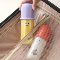 Dopamine 3-in-1 Portable Travel Wash Cup Set for Couples, Business Trips, Toothbrush and Toothpaste Storage