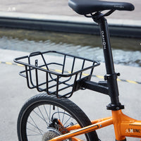 Quick Release Metal Bicycle Basket for Electric Scooters and Bikes - Front or Rear Mount