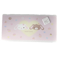 Dessert Rabbit Heart Faux Leather Desk Mat, Heat-Resistant & Stain-Proof Office or Dining Table Protector