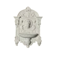Mini European Classical Lion Head Wall Fountain Relief Decor