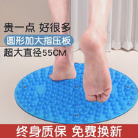 Acupressure Mat for Foot Massage and Circulation, TPE Reflexology Pad for Adults