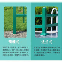 Galvanized Steel Garden Fence for Lawn and Roadside Landscaping