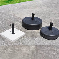 Outdoor Patio Umbrella Base Stand - Water/Sand Filled or Marble