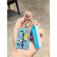 Swimming Pool Keychain Pendant Gift for Gym Enthusiasts and Couples