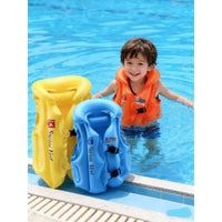 Inflatable PVC Swim Vest for Kids, Buoyancy Aid for Swimming Beginners