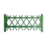 Stainless Steel Bamboo-Look Garden Fence for Yards and Landscaping
