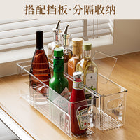 Clear Thickened Storage Bins for Kitchen, Refrigerator, Desk, and Cosmetics