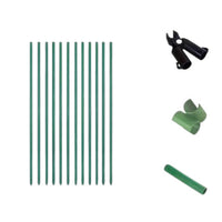 Garden Plant Support Stakes and Trellis Kit for Climbing Vegetables and Flowers