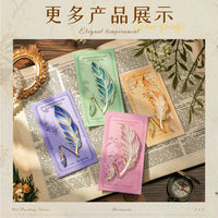 Feather Bookmark Gift Set for Students and Friends, Elegant Small Reward Gift for Graduation, Birthday, or Classmates