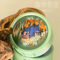 Forest Story Creative DIY Paper Carving Lantern with USB Charging for Kids and Gifts
