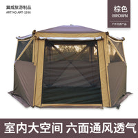 Automatic Pop-Up Hexagonal Camping Tent for Outdoor Family Adventures