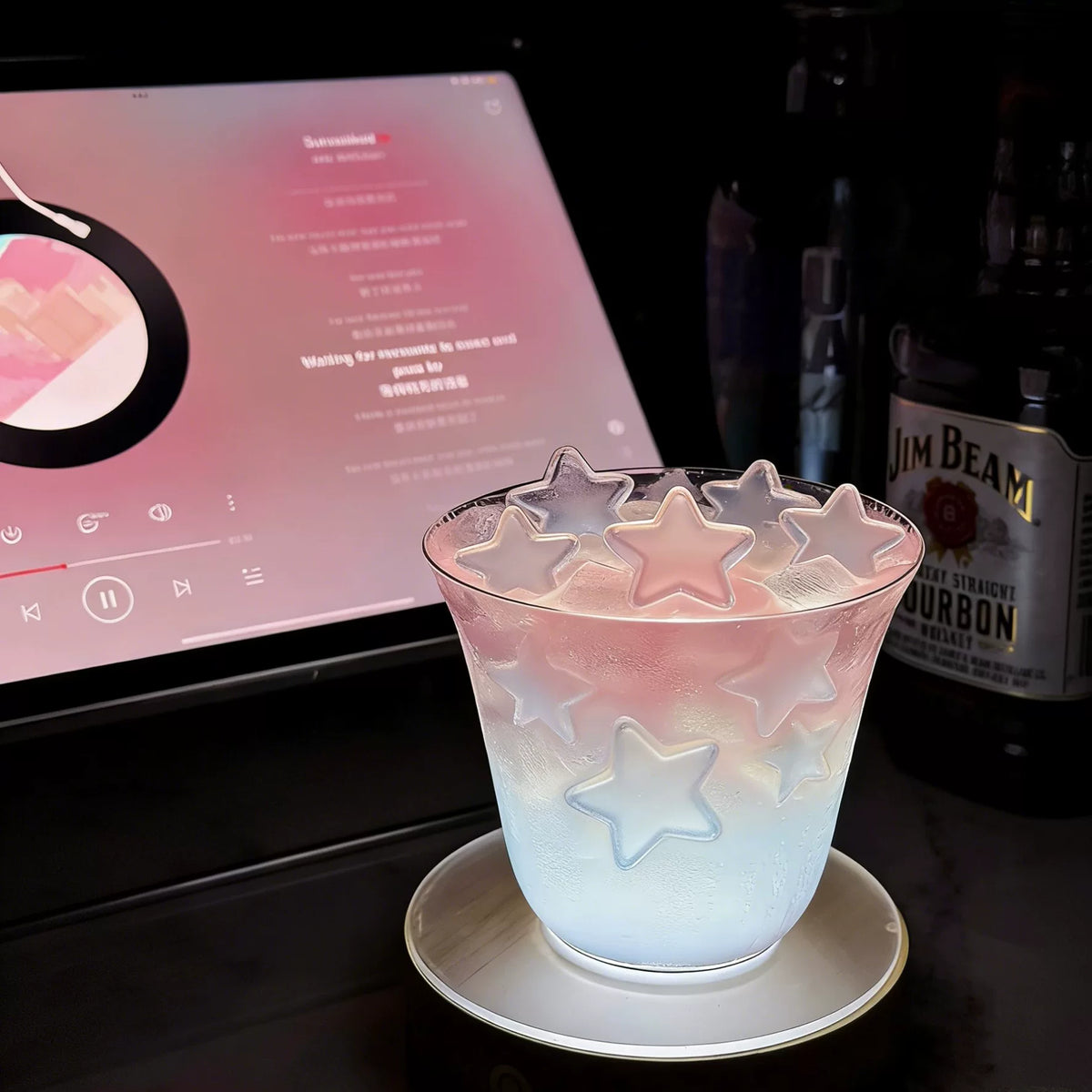 Star Ice Cube Tray Food Grade Silicone for Cocktails and Desserts