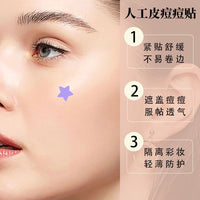 ACNE Hydrocolloid Star Pimple Patches - Invisible, Multi-Shape, 40 Count
