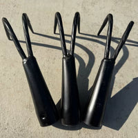 Hand-Forged Manganese Steel Double-Tooth Rake Head for Gardening and Agriculture