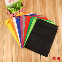 Non-Woven Drawstring Storage Bags for Shoes, Apparel, and Toys - Dustproof Packaging with Custom Logo Option