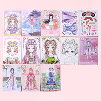 Ancient Style Makeup Quiet Book for Girls - Creative Educational Toy