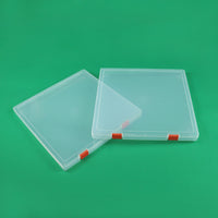 A4 Clear Document Storage Box with Buckle for Student Papers and Certificates