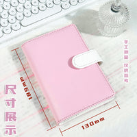 A6 Mixed Color Loose-Leaf Notebook with Thickened Blank Pages and High Aesthetic Design