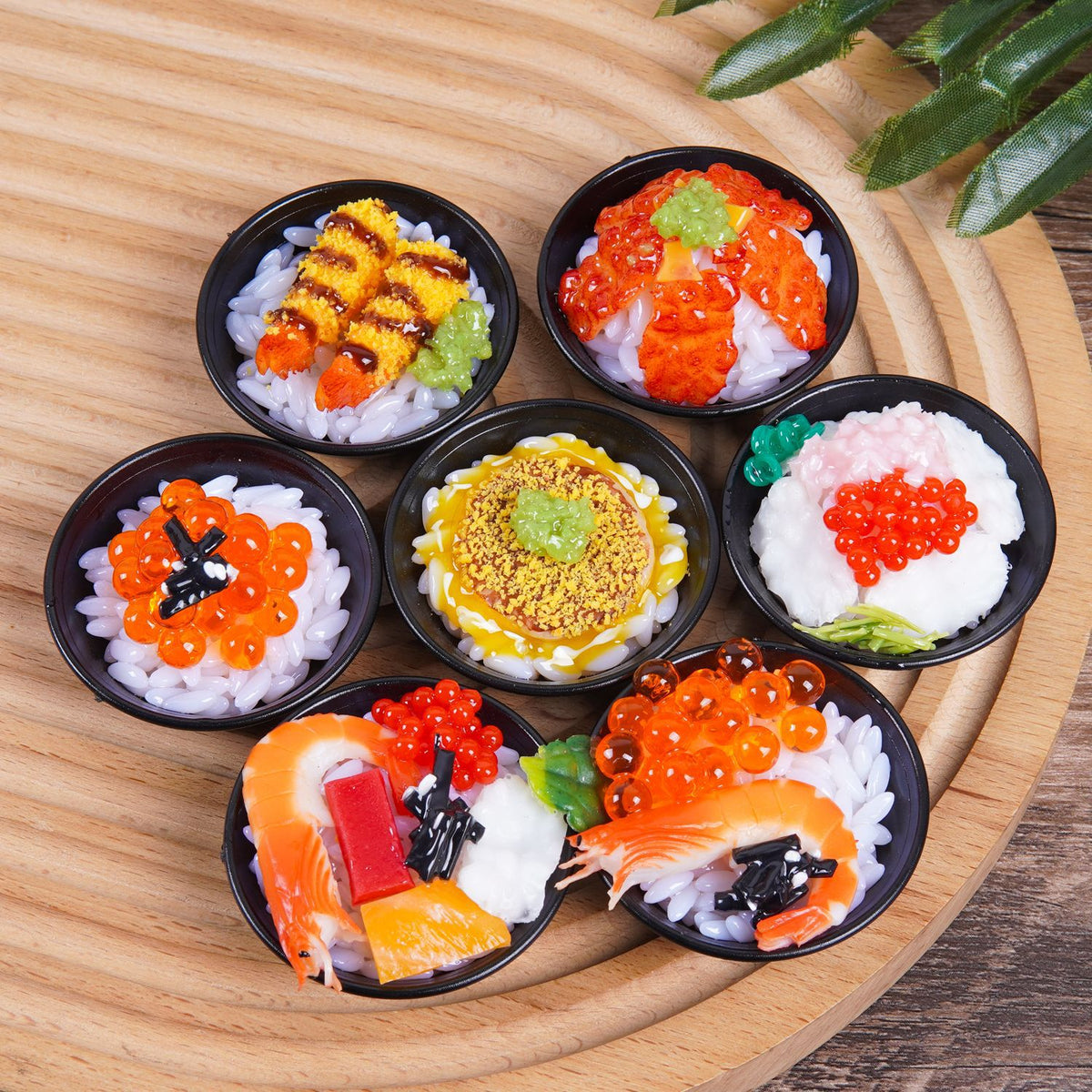 Miniature Japanese Donburi Keychain Food Replica