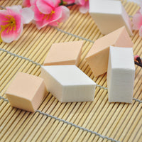 Diamond-Shaped Makeup Sponge Set - Wet & Dry Use, Soft & Skin-Friendly