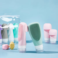 Travel Silicone Squeeze Bottles for Shampoo, Lotion, and Toiletries