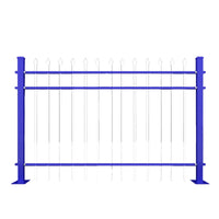 Galvanized Steel Safety Fence Panel for Yard, School, and Outdoor Perimeter Use