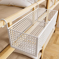 Bedside Storage Basket Hanging Organizer for Dorm Room Bunk Bed Desk