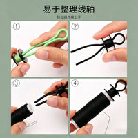 Colorful Bobbin Clips for Sewing Machine Thread Spool Fixation