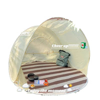Kids' Indoor/Outdoor Play Tent with Star Lights and Bunting, Foldable Portable Sunshade